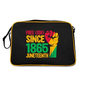 Juneteenth - Sac Retro - noir/or - Dos