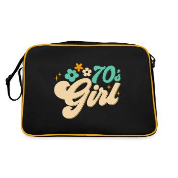 70s Fille 70s Fille Hippie - Sac Retro - noir/or - Dos