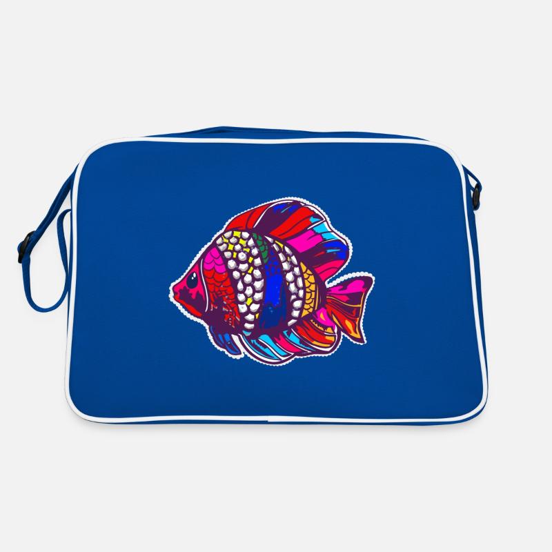 Poisson coloré cadeau coloré Sac Retro