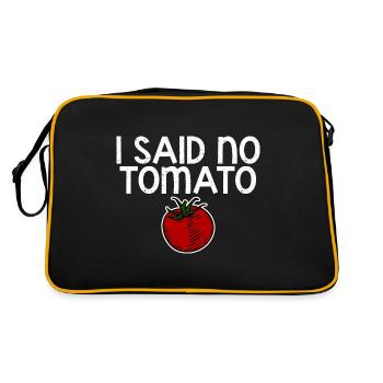 I Said No Tomato 4 - Retro Bag - black/gold - Back