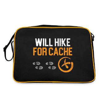 Wanders for cache, map reading, geocaching - Retro Bag - black/gold - Back