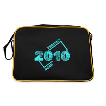 Né en 2010 - Sac Retro - noir/or - Dos