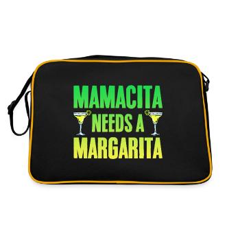 Mamacita Needs A Margarita 2 - Retro Bag - black/gold - Back