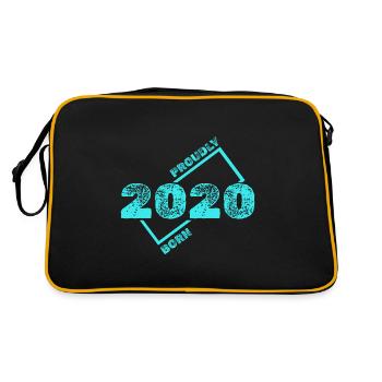 Né en 2020 - Sac Retro - noir/or - Dos