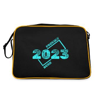 Né en 2023 - Sac Retro - noir/or - Dos