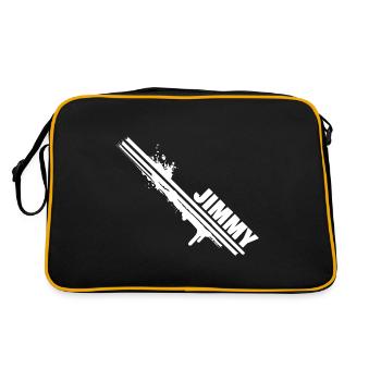 Peinture Jimmy - Sac Retro - noir/or - Dos