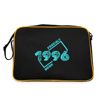 1996 - Retro Tasche - Schwarz/Gold - Hinten