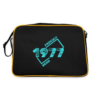 1977 - Sac Retro - noir/or - Dos