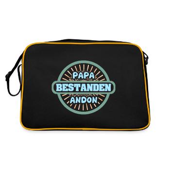 Prénom Andon - Sac Retro - noir/or - Dos