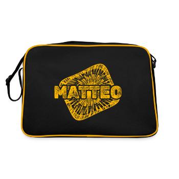 Poussière d’étoile Matteo - Sac Retro - noir/or - Dos