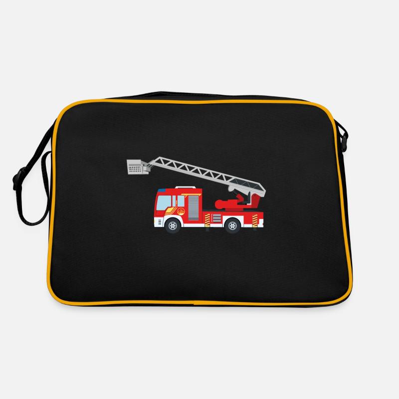 Feuerwehrauto Retro Tasche