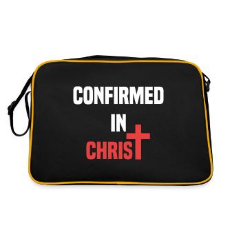 Catholic Confirmation Confirmed in the Christian - Retro Bag - black/gold - Back