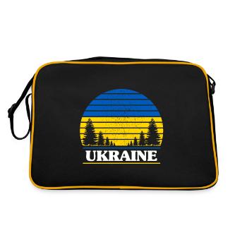 Ukraine - Retro Bag - black/gold - Back