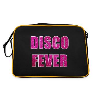 Disco Fever Seventies Lovers 80's Funky Night Retr - Sac Retro - noir/or - Dos