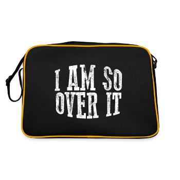 Je suis tellement au-dessus de ça 11 - Sac Retro - noir/or - Dos