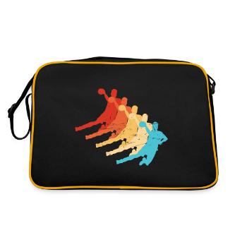 Men's Handball Women Handball Games Handball - Retro Bag - black/gold - Back