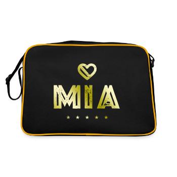 Mia Heart - Retro Bag - black/gold - Back