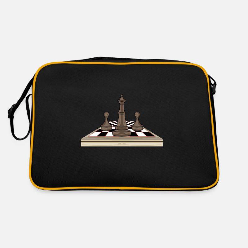 Schach Schachbrett Retro Tasche