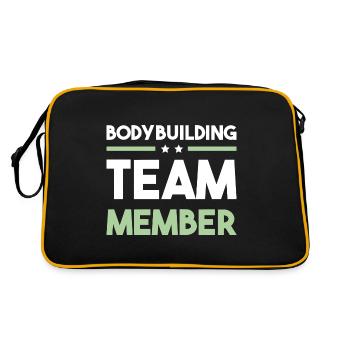 Équipe de musculation - Sac Retro - noir/or - Dos