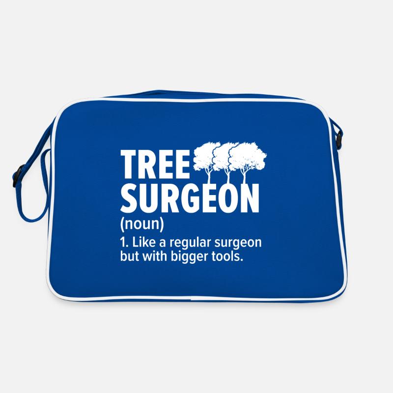 Chirurgien arboricole (définition) Arboriculture Arboriculteurs Sac Retro