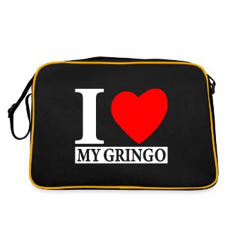 I love my Gringo Proud Gringos Lover - Retro Bag - black/gold - Back