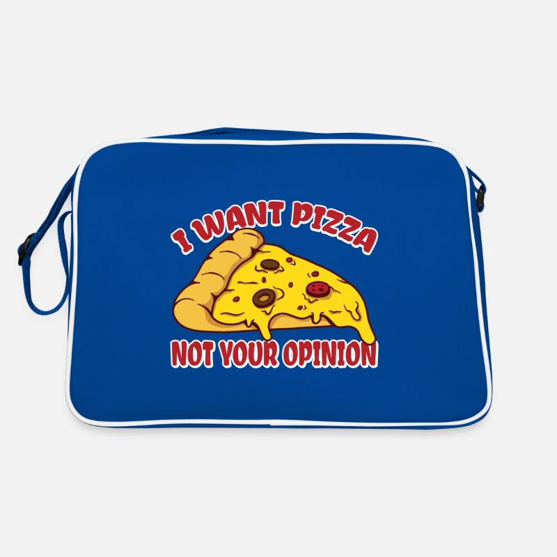 Je veux une pizza, pas votre avis 3 Sac Retro
