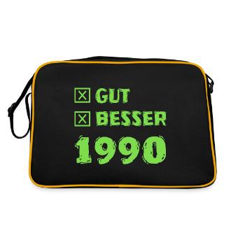 1990 - Retro Bag - black/gold - Back