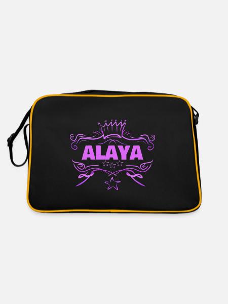 Baby Alaya - Retro Bag - black/gold - Back