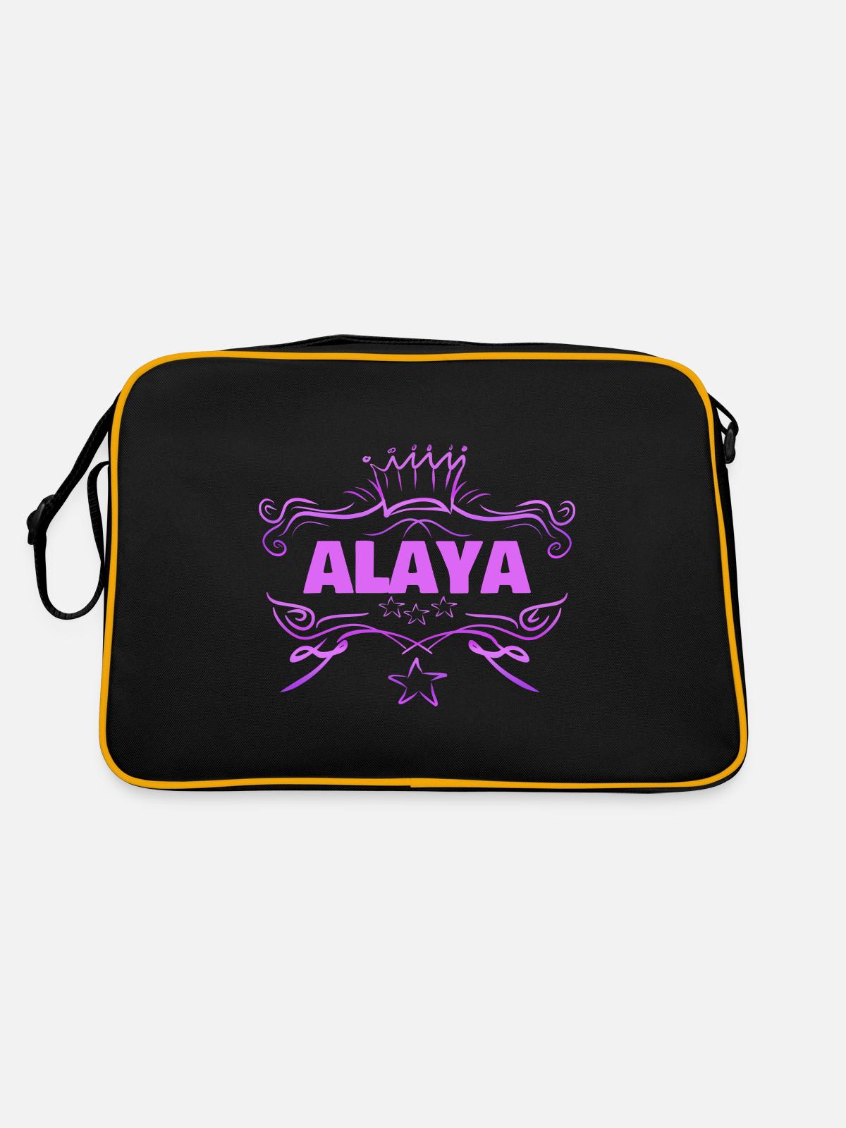 Bébé Alaya - Sac Retro - noir/or - Dos