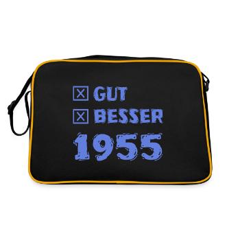 Better 1955 - Retro Bag - black/gold - Back