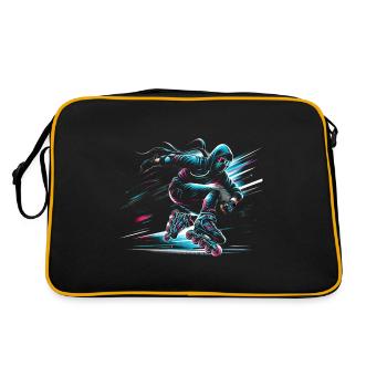 Rollerblade Ninja 12 - Retro Bag - black/gold - Back