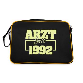 Médecin-chef 1992 - Sac Retro - noir/or - Dos