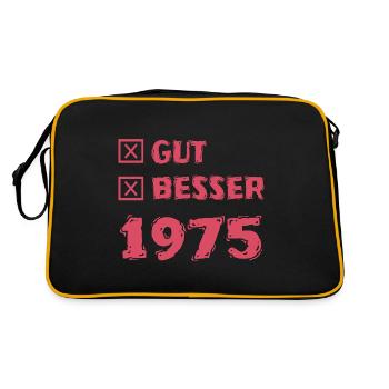 Année 1975 - Sac Retro - noir/or - Dos