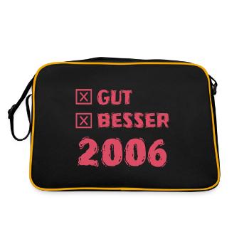 Année 2006 - Sac Retro - noir/or - Dos