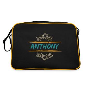 Anthony Anthony - Sac Retro - noir/or - Dos