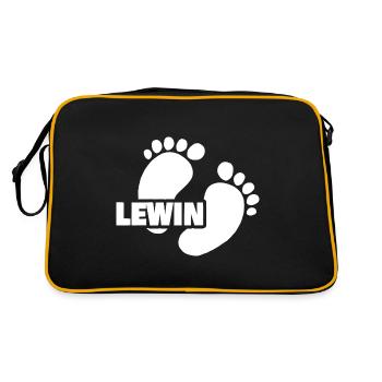 Levin comme naissance - Sac Retro - noir/or - Dos