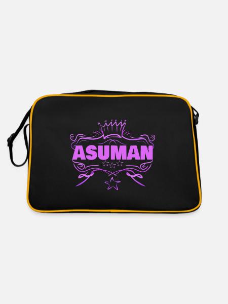 Don pour Asuman - Sac Retro - noir/or - Dos