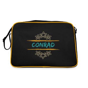 Conrad Conrad - Retro Bag - black/gold - Back