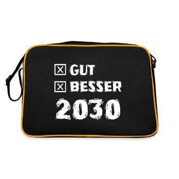 Bien 2030 - Sac Retro - noir/or - Dos