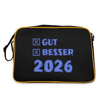 2026 - Retro Bag - black/gold - Back