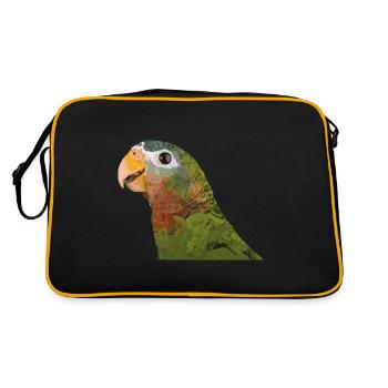 Amazone à bec jaune - Sac Retro - noir/or - Dos