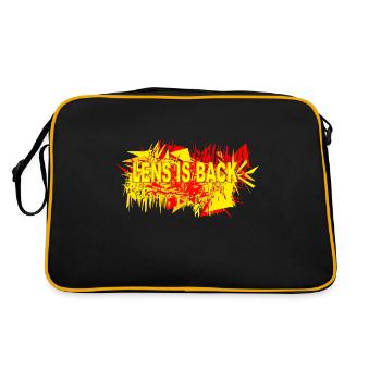 Lens is Back - Sac Retro - noir/or - Dos