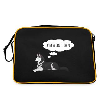 Husky - Retro Bag - black/gold - Back