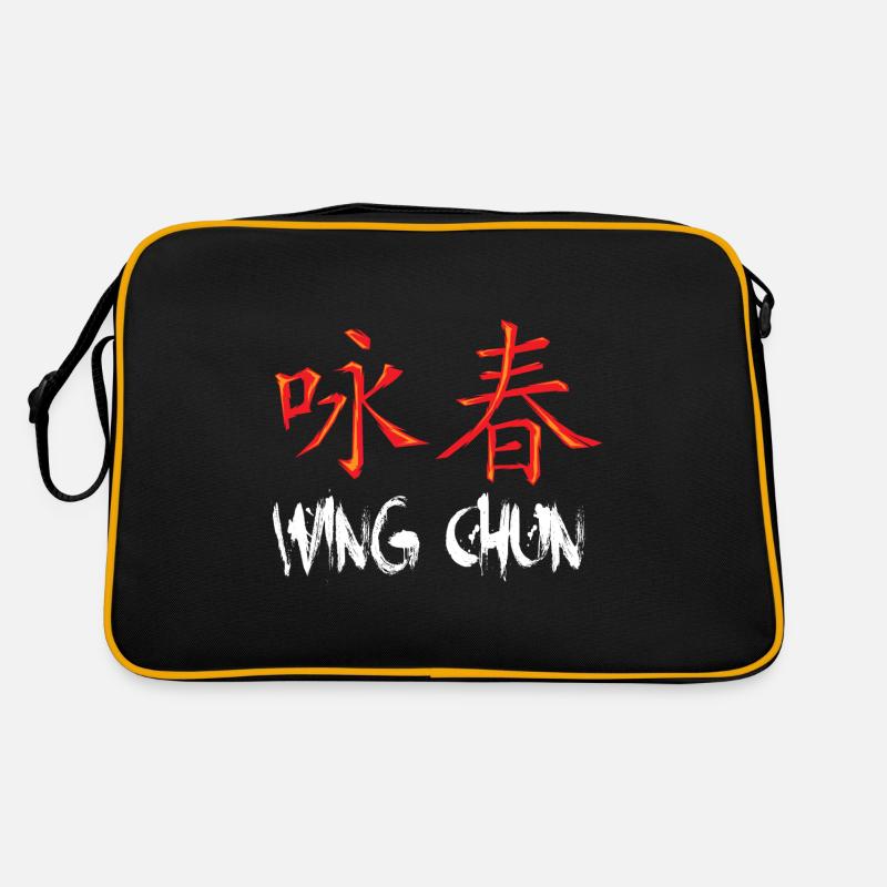 Wing chun Wingtsun caractères chinois Sac Retro