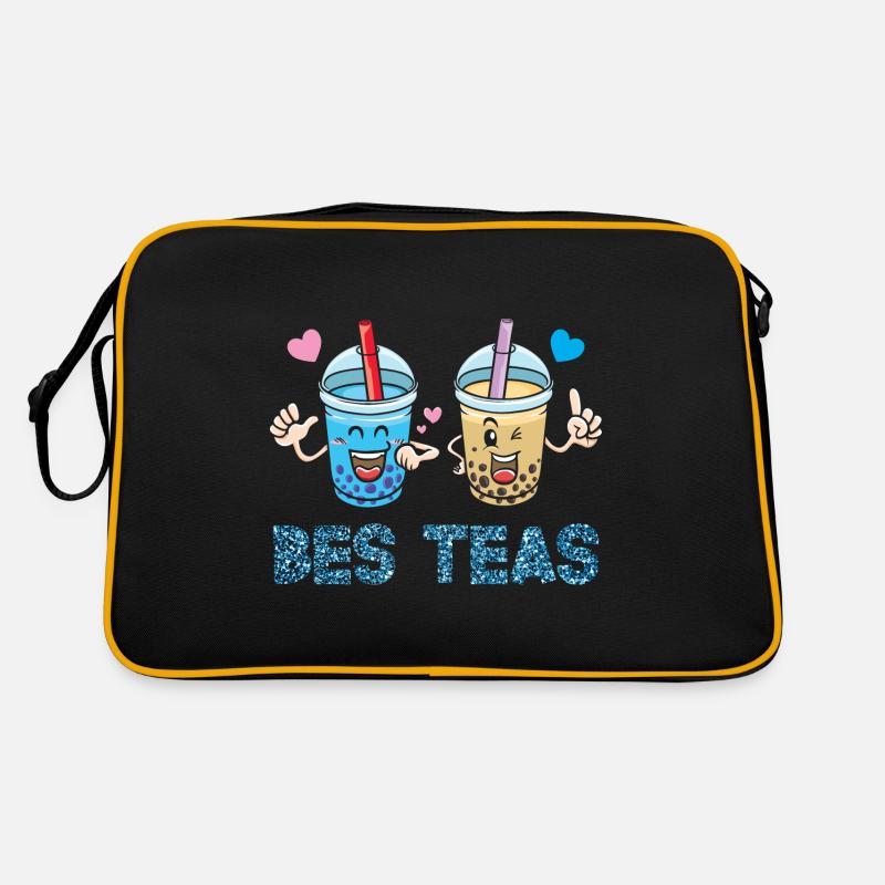 Bes Teas Bubble Tea Boba Tea Retro Bag