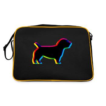 CMJN Irish Glen de l’Imaal Terrier - Sac Retro - noir/or - Dos
