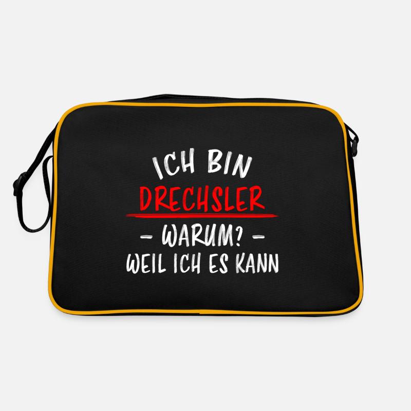 Drechsler Lustiger Spruch Drechseln Beruf Geschenk Retro Tasche