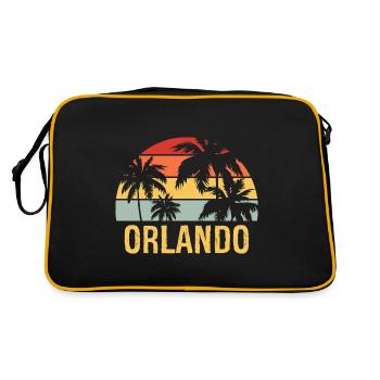 Orlando Florida - Retro Bag - black/gold - Back