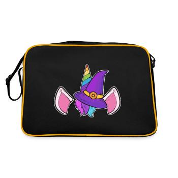 Unicorn Witch Sorceress Poison - Retro Bag - black/gold - Back