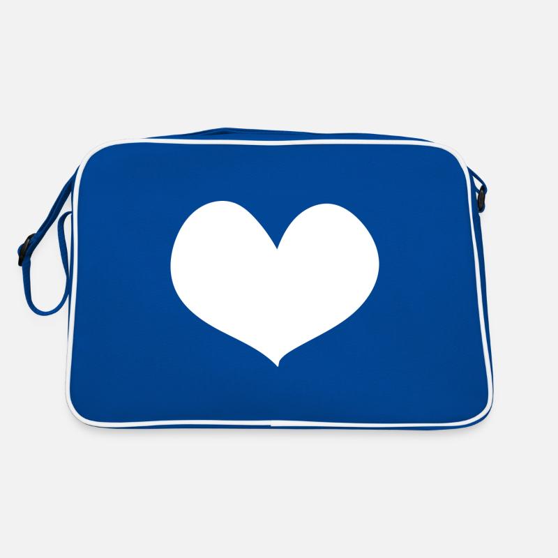 Herz - Bäume - (2) Retro Tasche